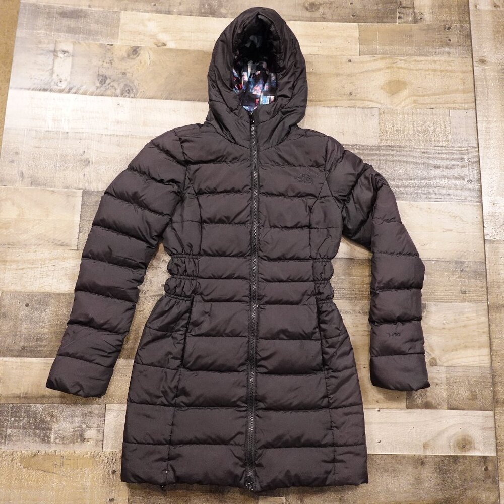 The‎ North Face Gotham Parka Women’s XS Black 550 Fill Down Hooded Winter Coat